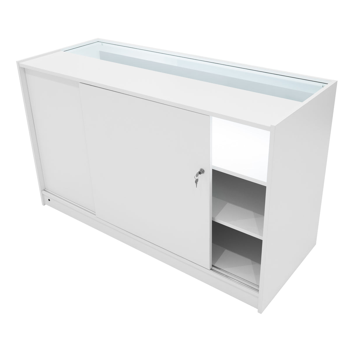 "APOLLO" Set med LED-belysta Butiksmoduler LM60+ 2x K1500 – Vit