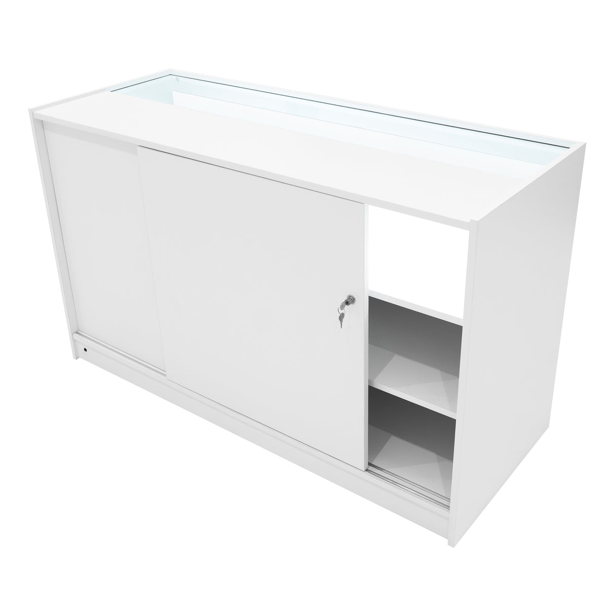 "HARMONIA" Set med LED-belysta Butiksmoduler LM60+B1500+C1500 – Vit