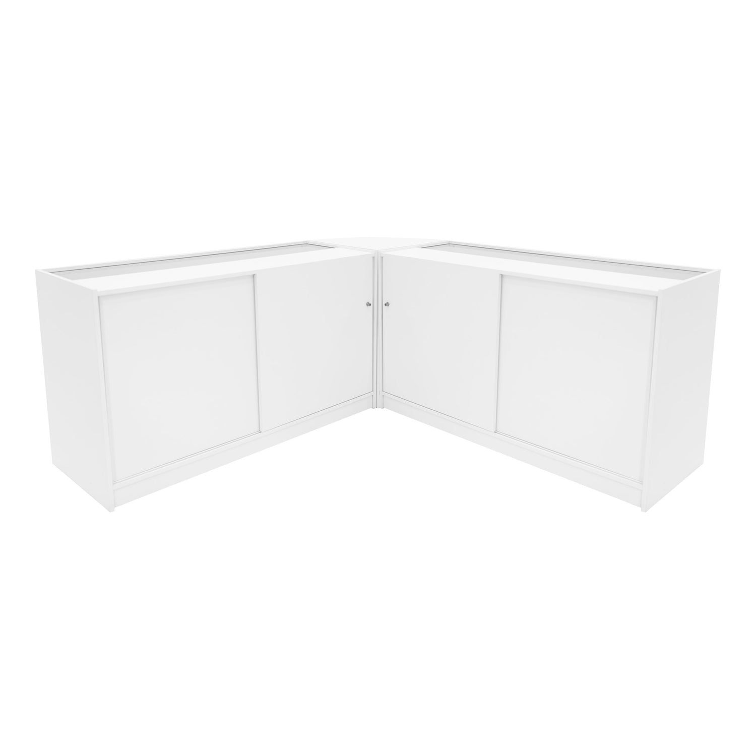 "HARMONIA" Set med LED-belysta Butiksmoduler LM60+B1500+C1500 – Vit