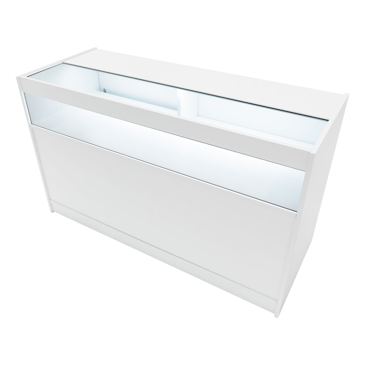 "DEMETER" Set med LED-belysta Butiksmoduler LM60+K1500+B1500 – Vit