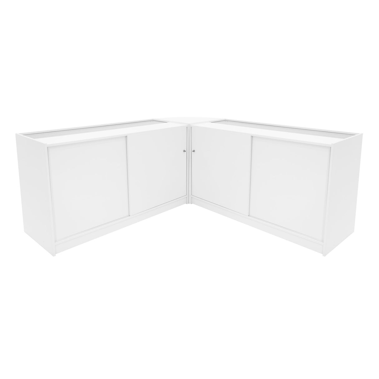 "CALLIOPE" Set med LED-belysta Butiksmoduler LM60+K1500+C1500 – Vit