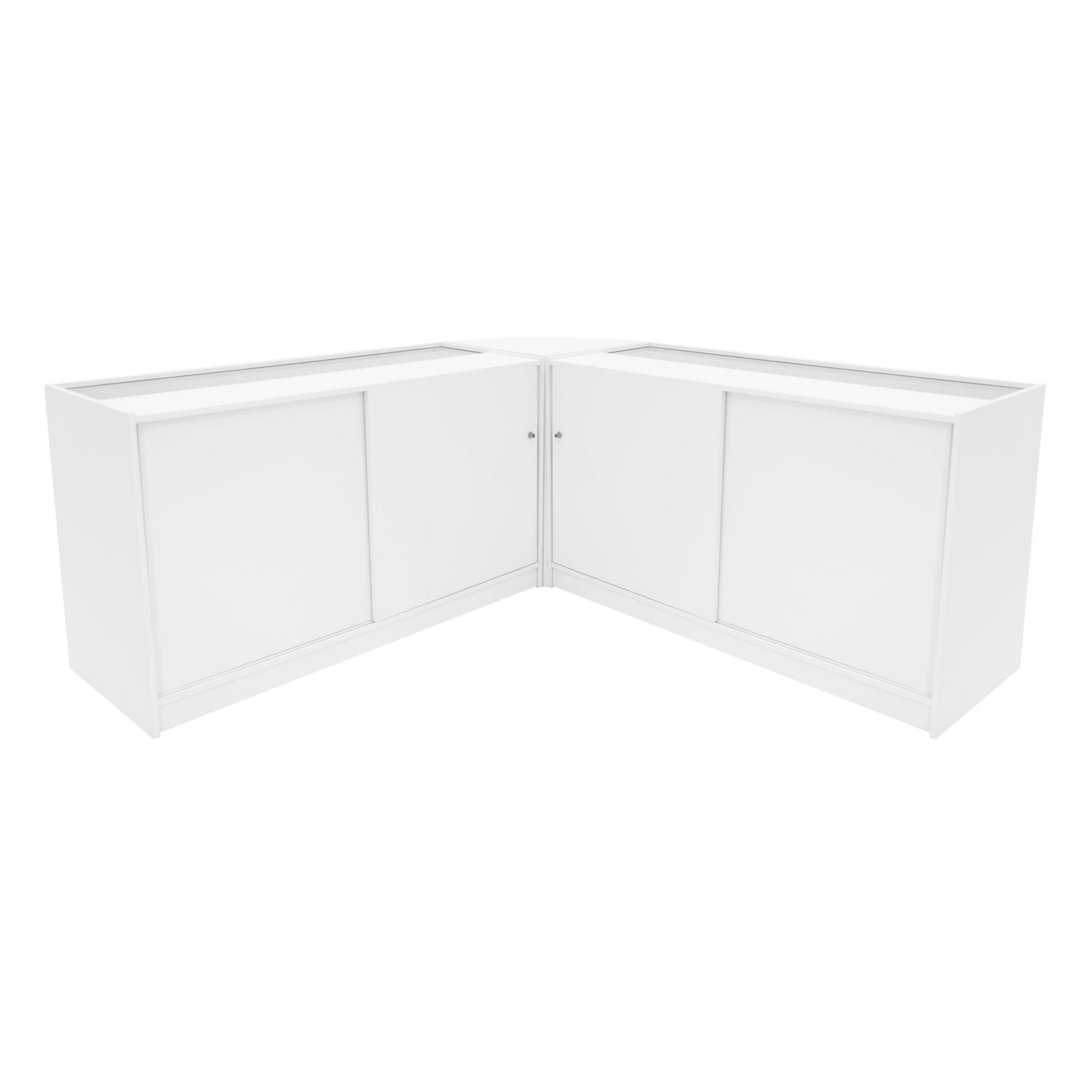 "CALLIOPE" Set med LED-belysta Butiksmoduler LM60+K1500+C1500 – Vit
