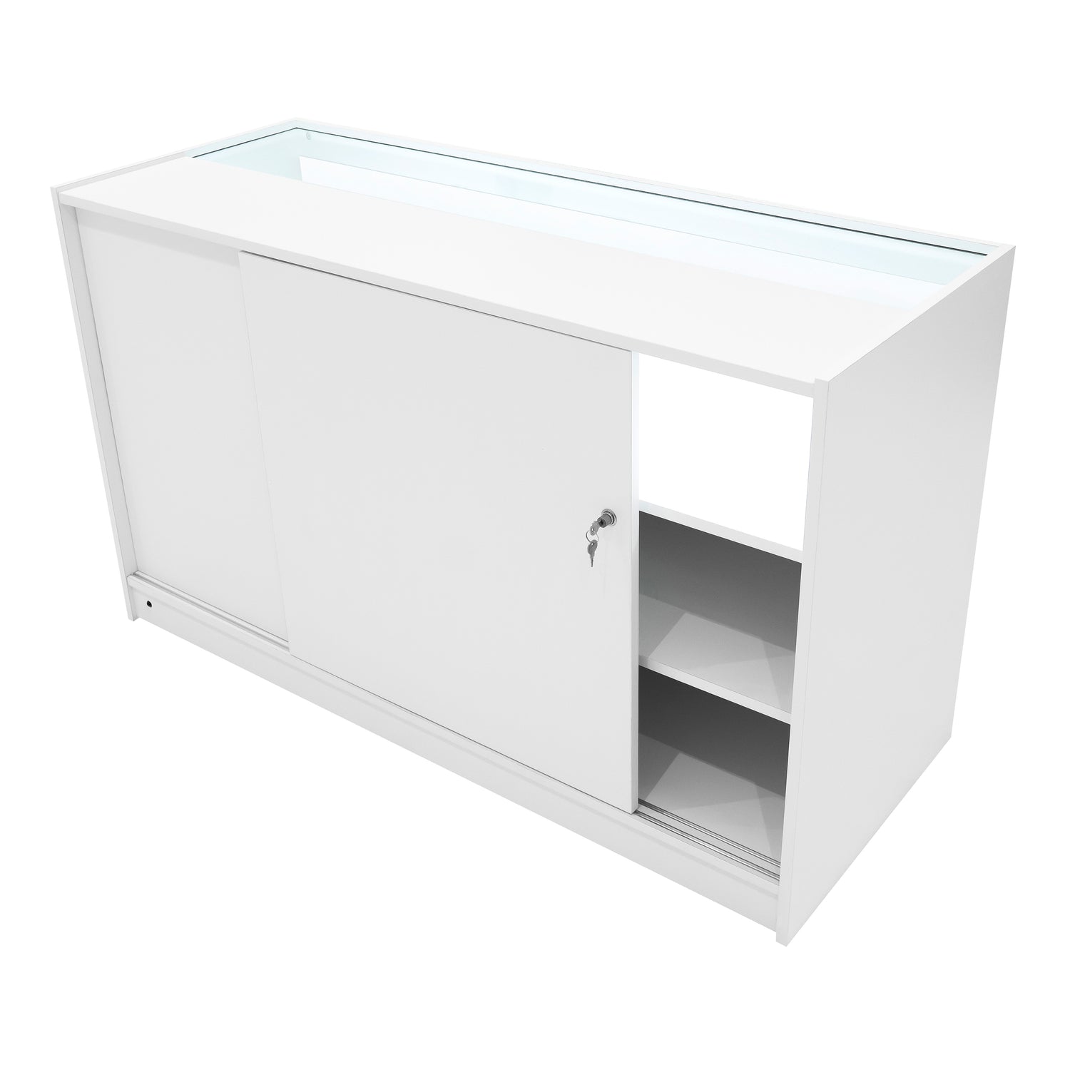 "SAGITTARIUS " Set med LED-belysta Butiksmoduler LM60 + 2xB1500 + TB60 – Vit