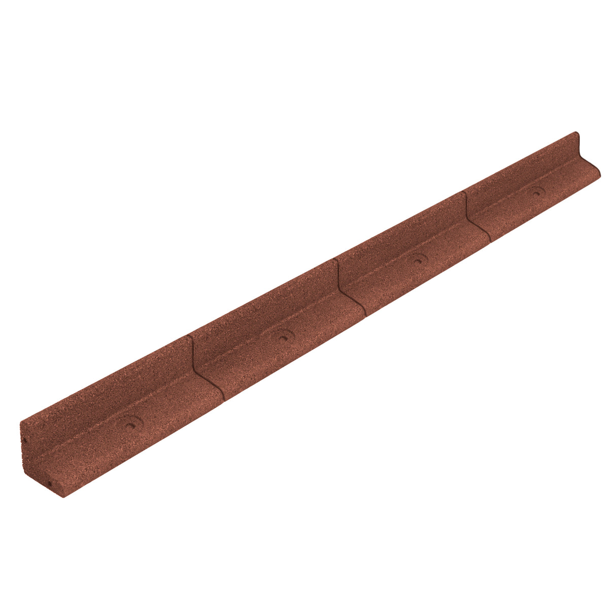 Flexibel gräskant 16 x 1,2 m med gummiklubba – Terrakotta