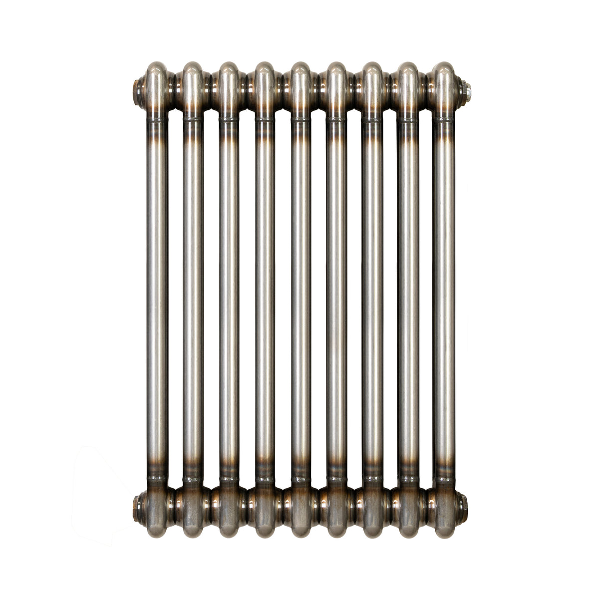 Traditionell 2-kolumnsradiator – 600 x 425 mm – Råmetall