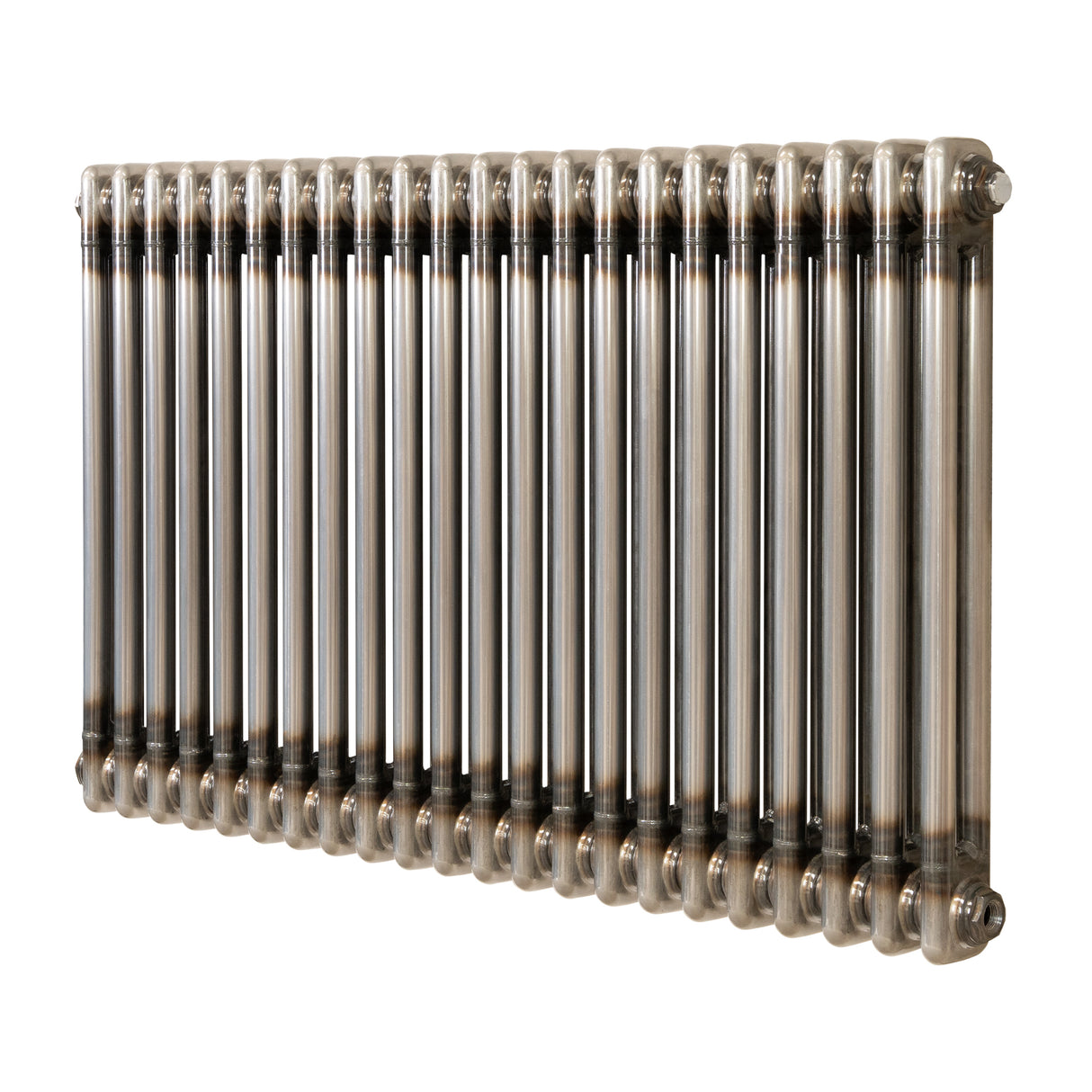 Traditionell 2-kolumnsradiator – 600 x 1010 mm – Råmetall