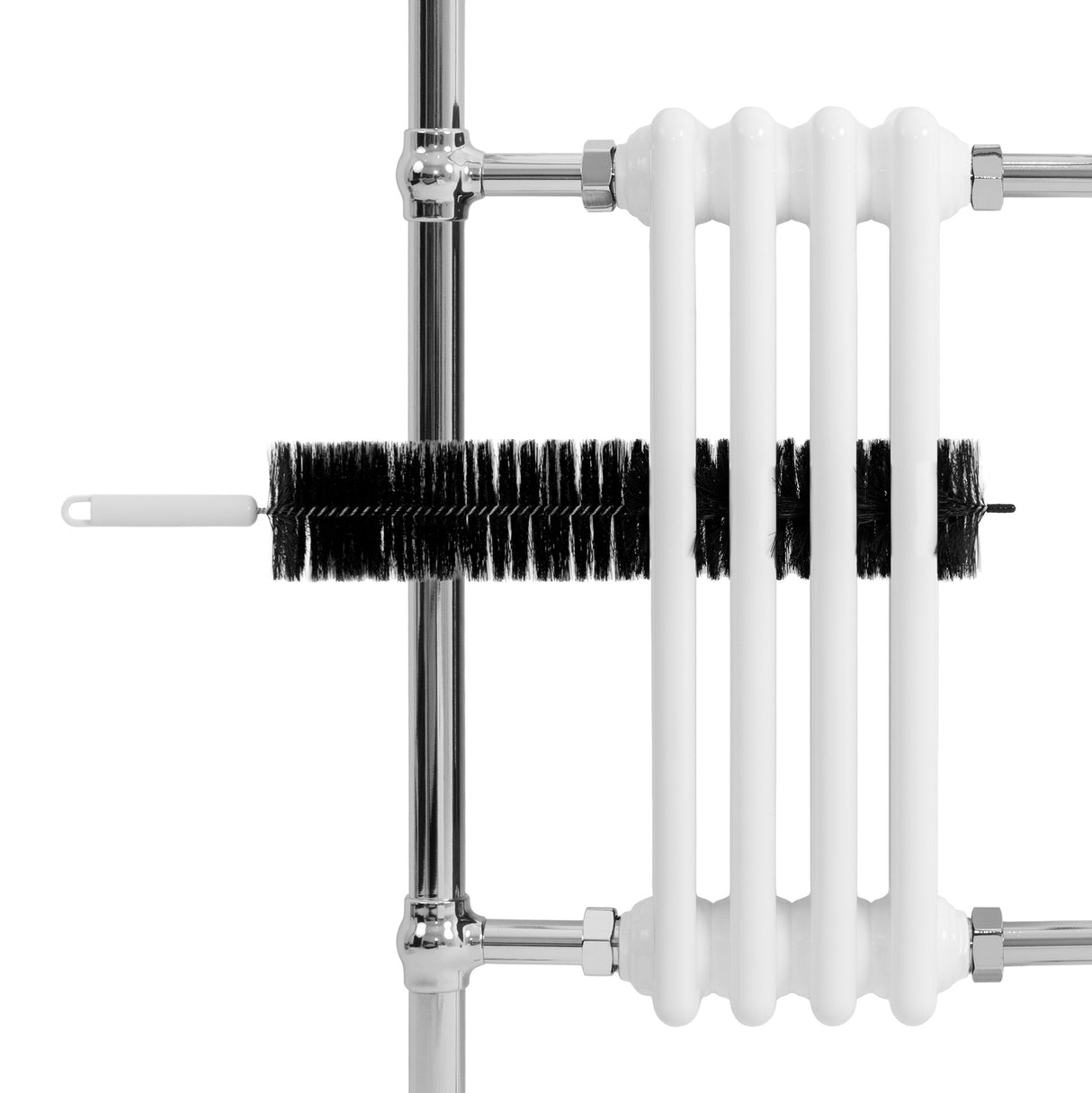 Traditionell Handdukstork – 950mm x 480mm – Vit