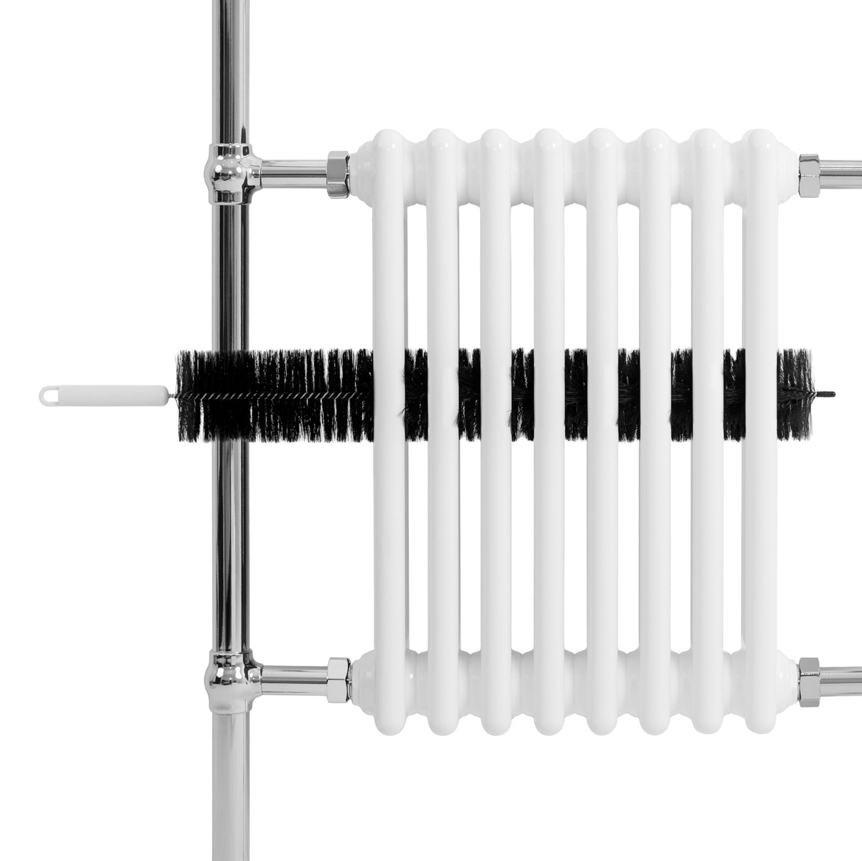 Traditionell Handdukstork – 950mm x 660mm – Vit