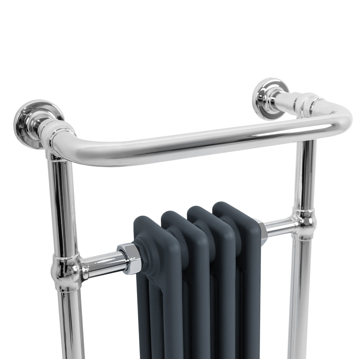 Traditionell Handdukstork – 950mm x 480mm – Antracitgrå