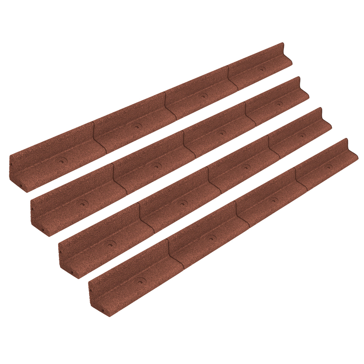 Flexibel gräskant 4 x 1,2 m – Terrakotta