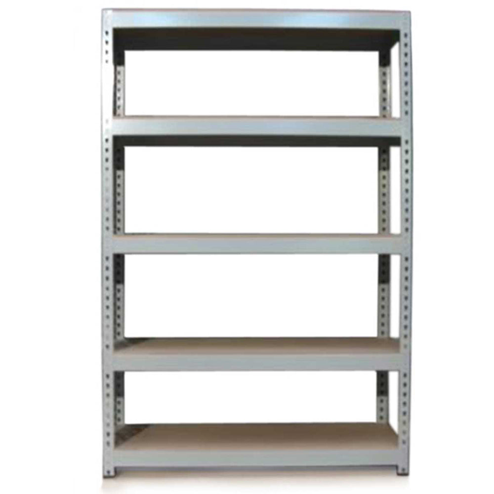 Q-Rax Grå Lagerhyllor / Förvaringshyllor - 120 cm (B) x 180 cm (H) x 50 cm (D)
