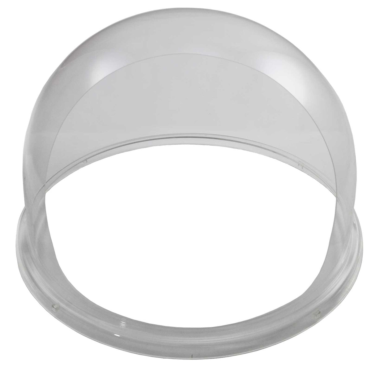 Transparent kupol i plast med släta kanter, perfekt för att skydda växter eller livsmedel från väder och skadedjur