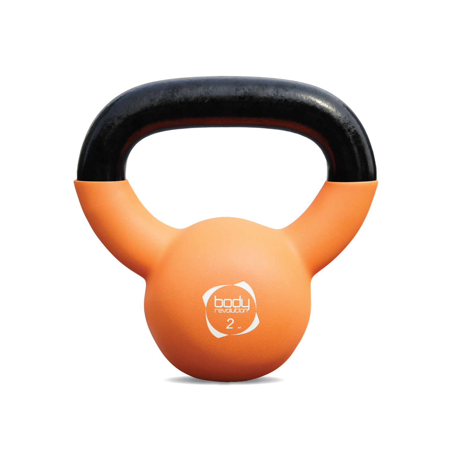 2 kg kettlebell med neoprenöverdrag