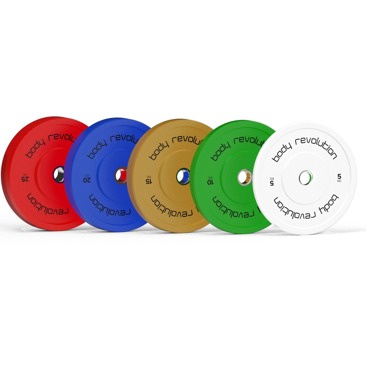 Body Revolution Olympiska Bumper Plates (Färg)