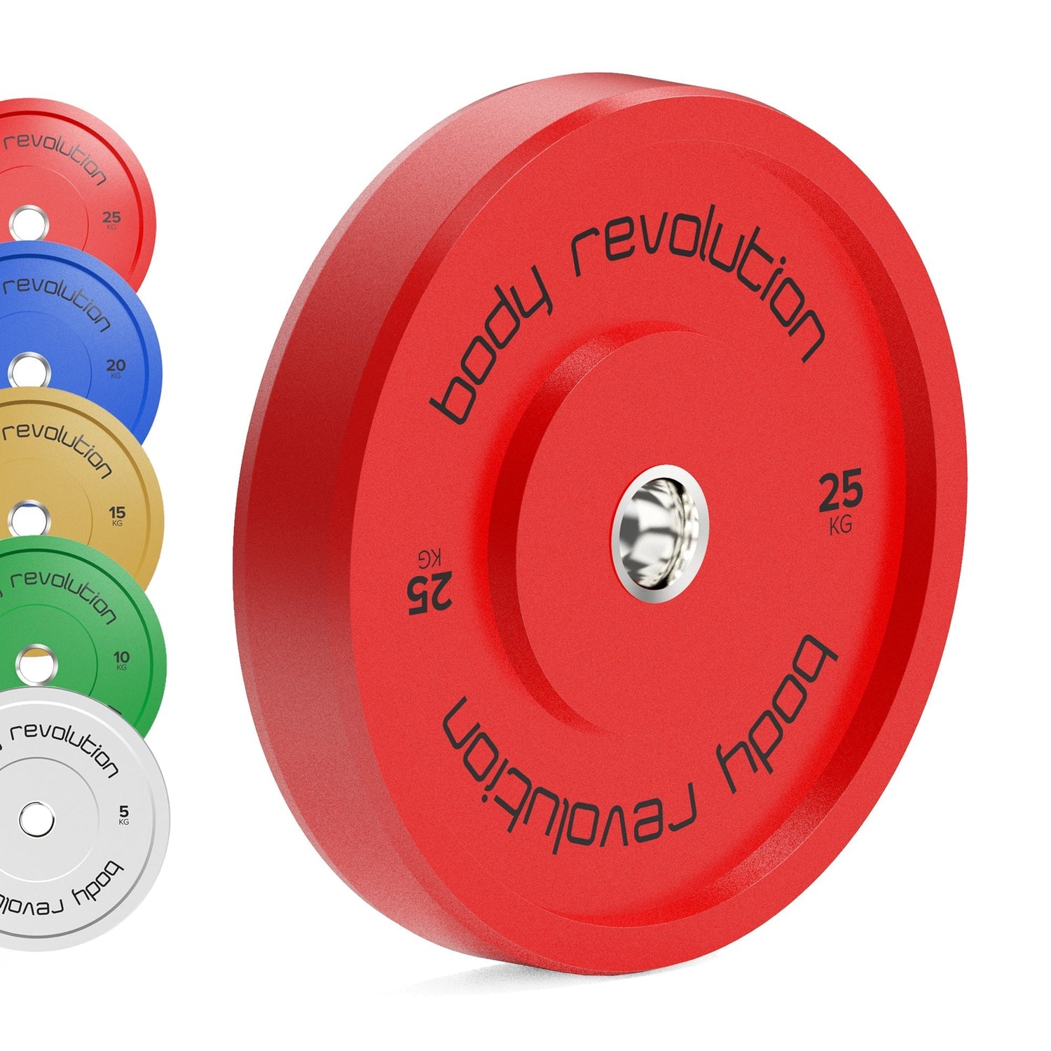 Body Revolution Olympiska Bumper Plates (Färg)