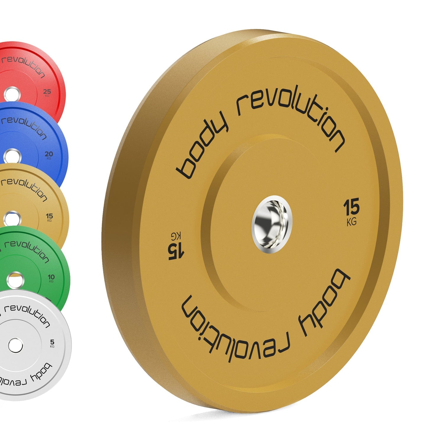 Body Revolution Olympiska Bumper Plates (Färg)