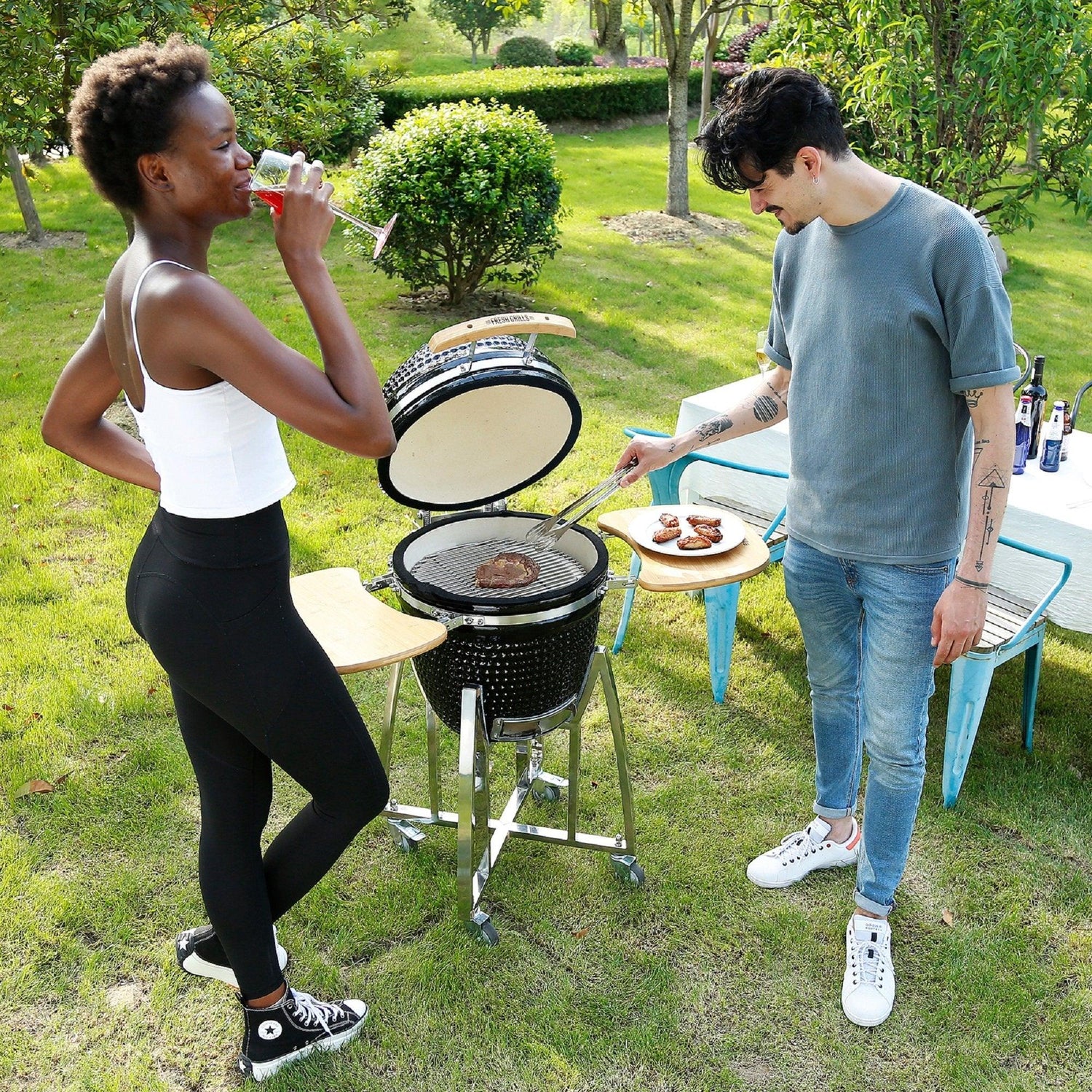 Fresh Grills Kamado Kolgrill 18" - Maxi