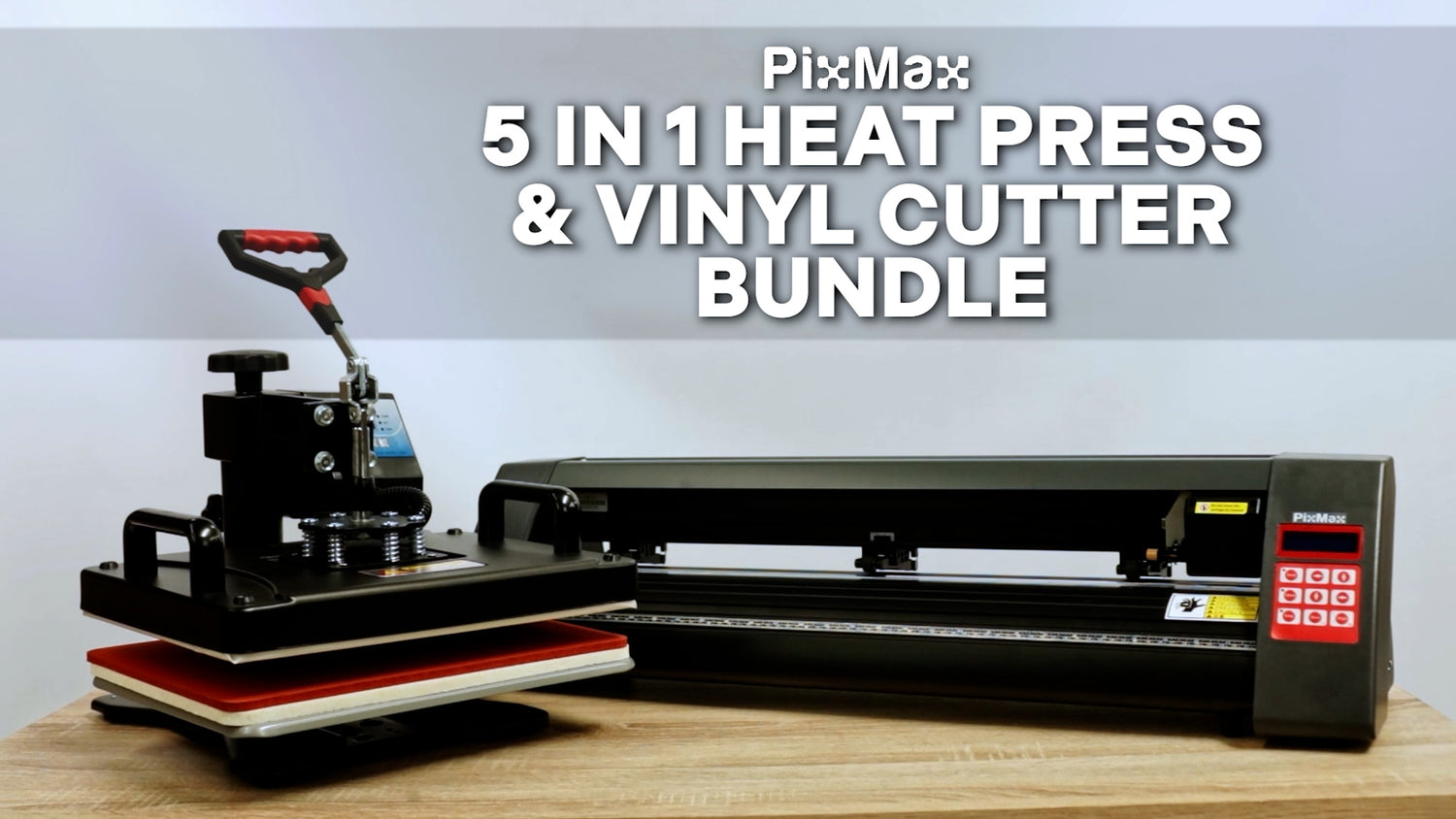 PixMax 5 i 1 Värmepress och Skärplotter