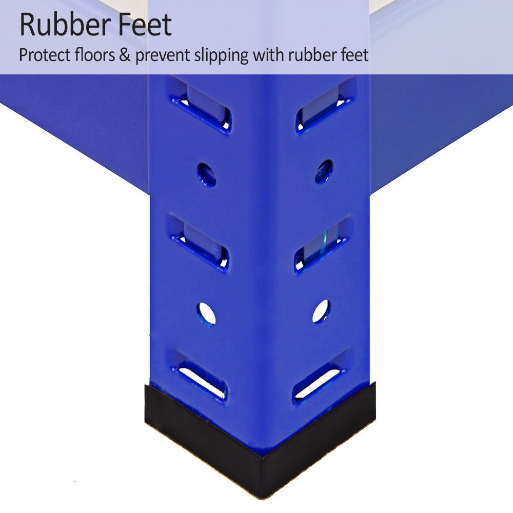 T-Rax Robust Förvaringshylla, Blå, 120cm B, 45cm D