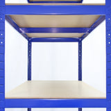 Monster Racking 5 x T-Rax förvaringsställ 120cm L x 60cm B - blått