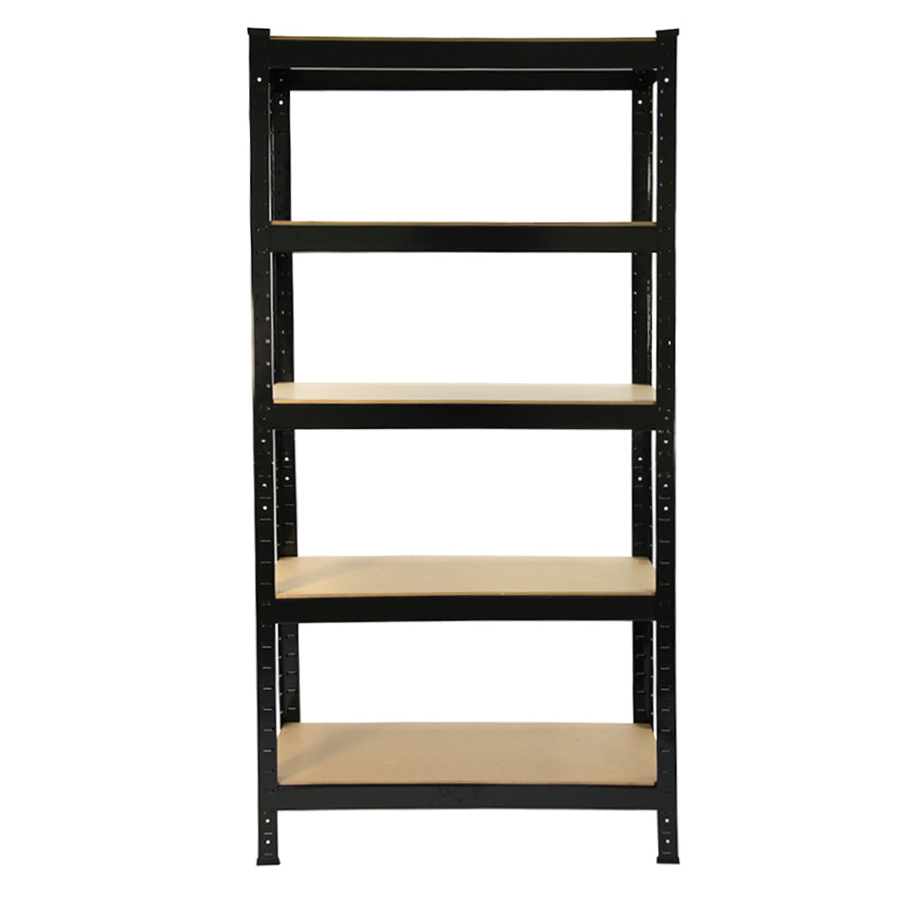 Monster Racking T-Rax Robusta Hyllor, Svart, 75 cm B, 30 cm D, Set om 2