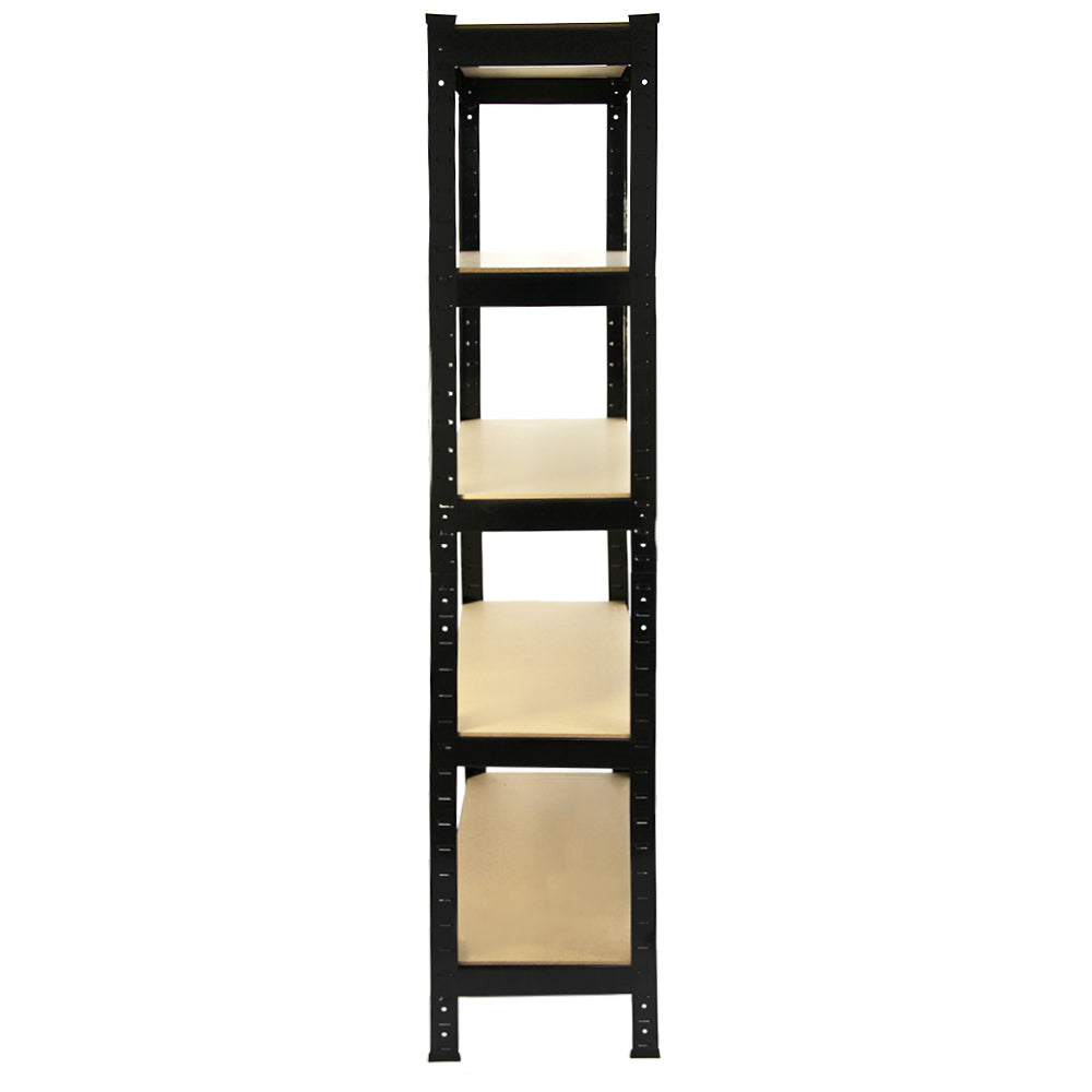 Monster Racking T-Rax Robusta Hyllor, Svart, 75 cm B, 30 cm D, Set om 2