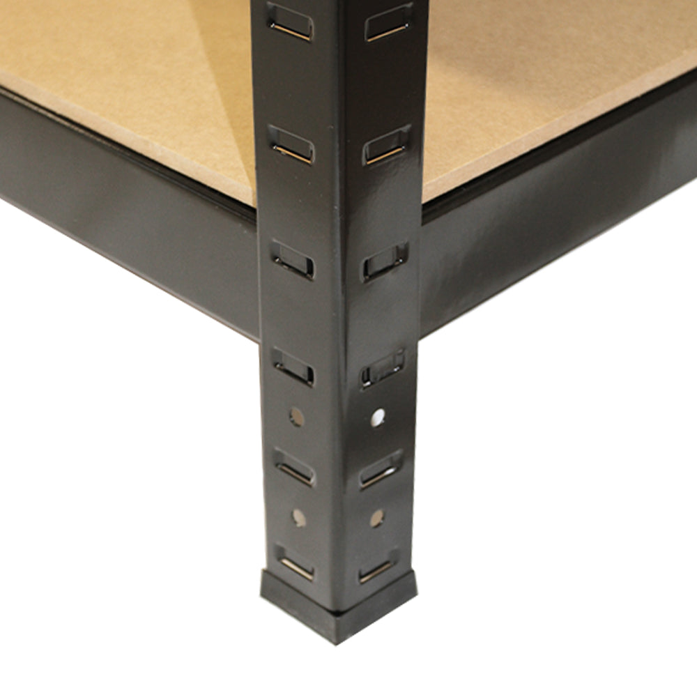 Monster Racking T-Rax Robusta Hyllor, Svart, 75 cm B, 30 cm D, Set om 2