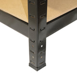 Monster Racking T-Rax Robusta Hyllor, Svart, 75 cm B, 30 cm D, Set om 10