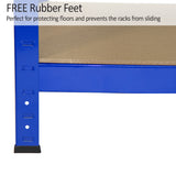 Monster Racking T-Rax Robusta Hyllor, Blå , 75 cm B, 30 cm D, Set om 8