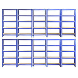 Monster Racking T-Rax Robusta Hyllor, Blå , 75 cm B, 30 cm D, Set om 10