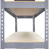 Q-Rax Grå Lagerhylla / Förvaringshylla - 120 cm (B) x 180 cm (H) x 50 cm (D)