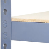 Q-Rax Grå Lagerhylla / Förvaringshylla - 120 cm (B) x 180 cm (H) x 50 cm (D)