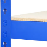 10 x T-RAX Blå Robusta Hyllenheter 120 cm x 45 cm x 180 cm