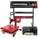Pixmax 38 cm Svängbar Värmepress, 72 cm Skärplotter & Skrivare