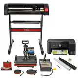 PixMax 5 i 1 Värmepress, Skärplotter, Skrivare, Rensningskit