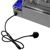 Vattenbad Bain Marie med 5 st Kantiner ½ GN