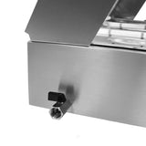 Vattenbad Bain Marie med 5 st Kantiner ½ GN
