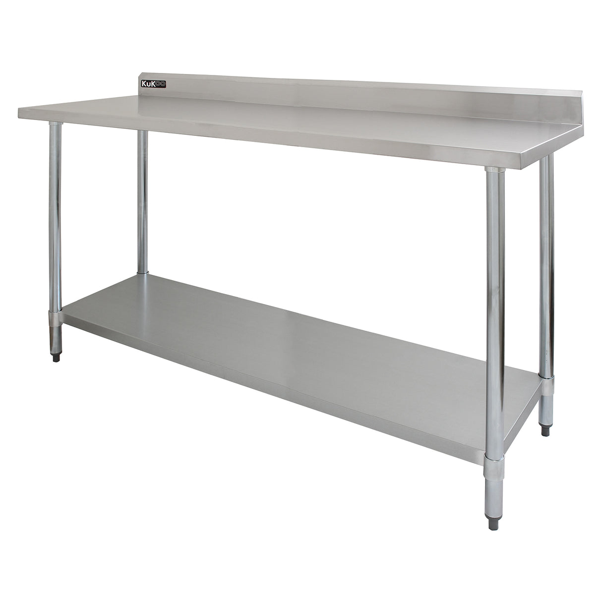 Kukoo 180cm Catering Arbetsstation med Dubbel Överhylla