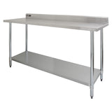 Kukoo 180cm Catering Arbetsstation med Dubbel Överhylla
