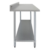 Kukoo 180cm Catering Arbetsstation med Dubbel Överhylla
