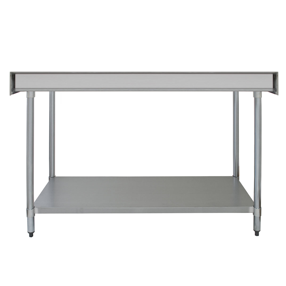 Kommersiellt cateringbord i rostfritt stål - 182cm brett