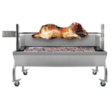 90 kg Kolgrill med Rotisserie & Rotisseriekorg