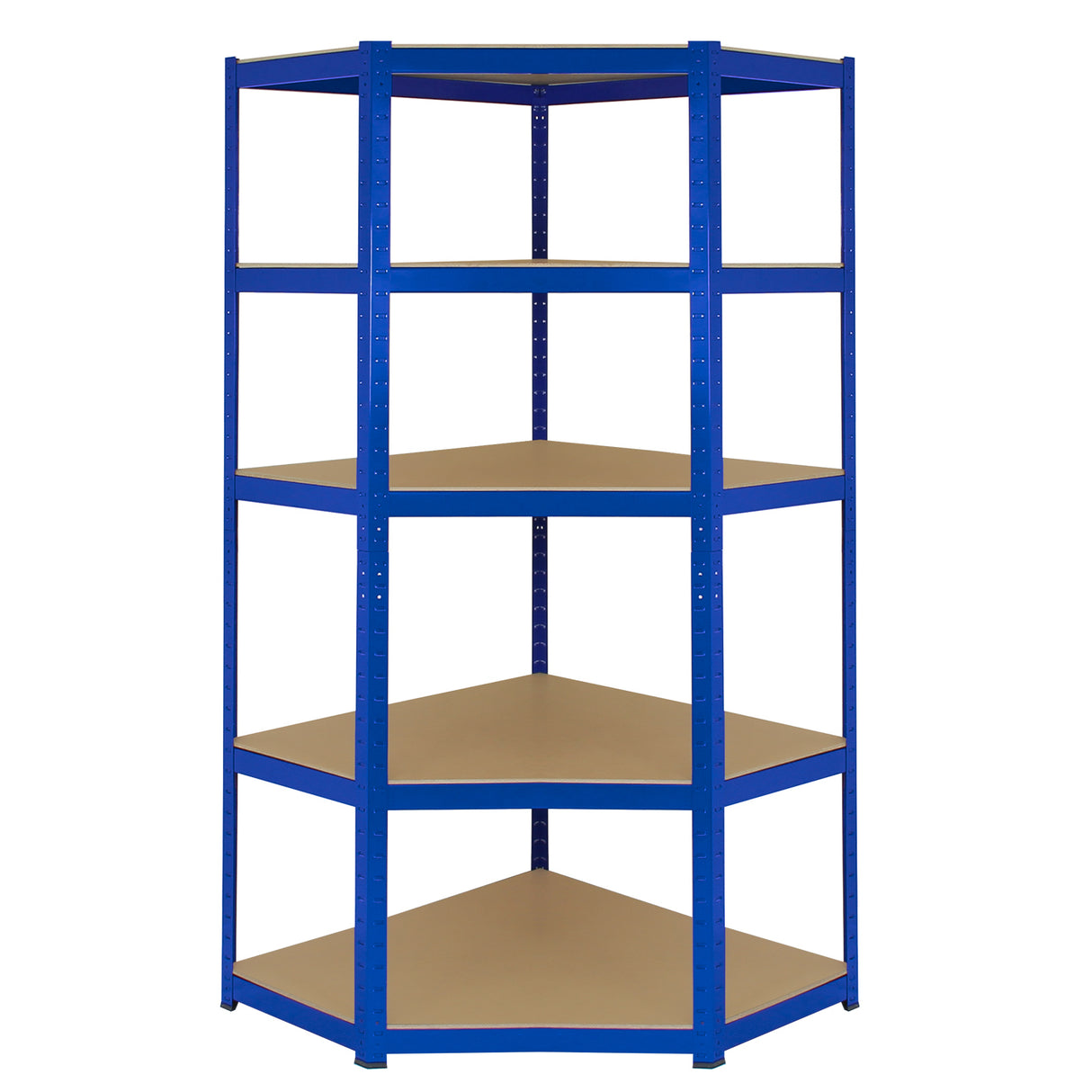 Monster Racking T-Rax Hörnhylla & 2 x 90 cm Garageförvaringshyllor, Blå