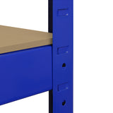 Monster Racking T-Rax Hörnhylla & 2 x 90 cm Garageförvaringshyllor, Blå