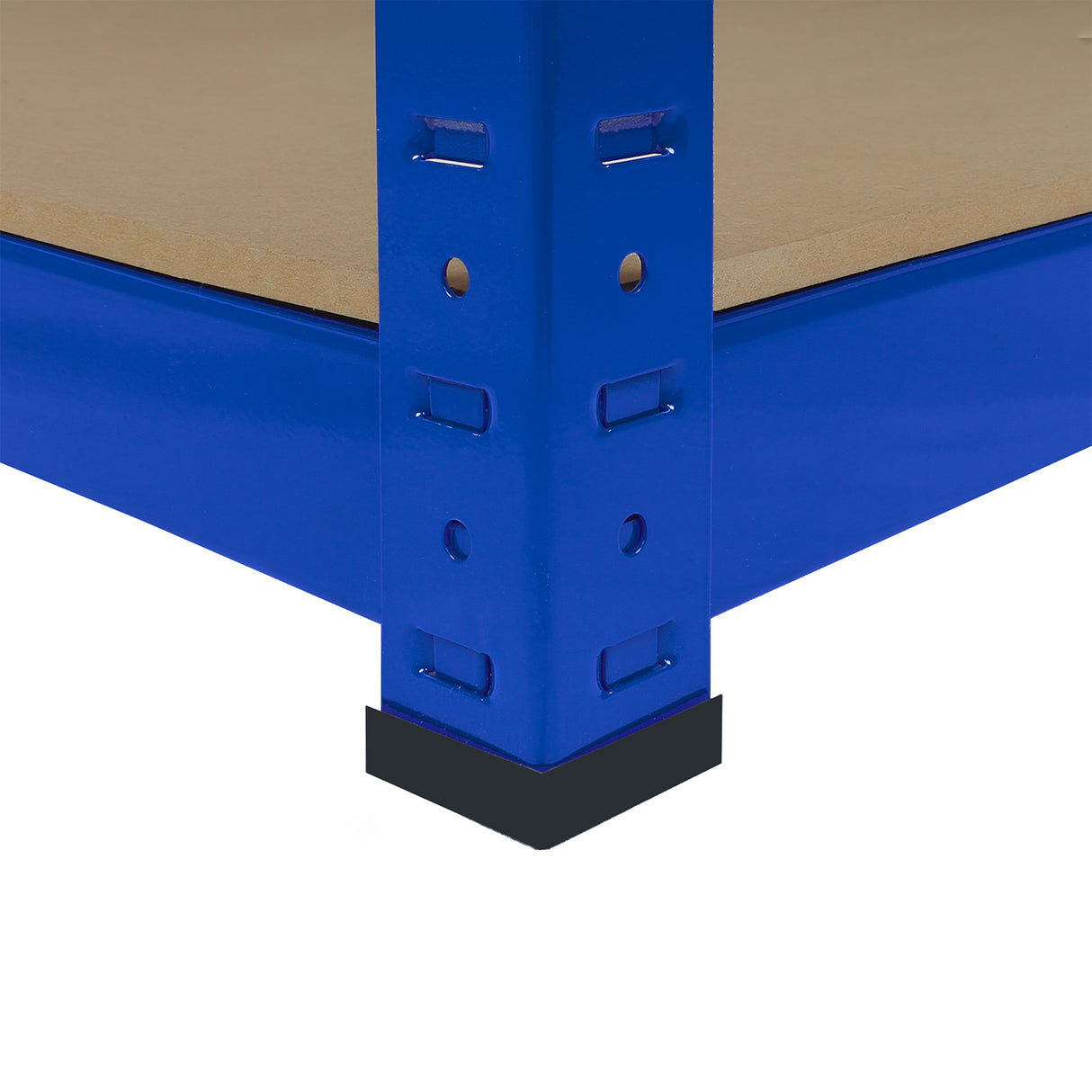 Monster Racking T-Rax Hörnhylla & 2 x 90 cm Garageförvaringshyllor, Blå
