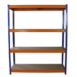 Monster Racking S-Rax Lagerhylla, blå/orange, 150 cm B, 50 cm D