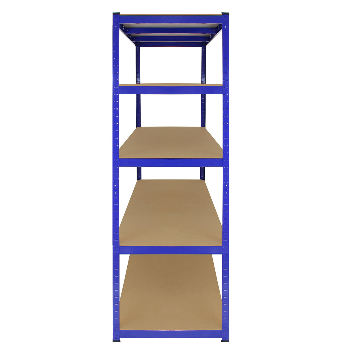 Monster Racking T-Rax 5 x extra breda förvaringshyllor, blå, 160 cm B, 60 cm D