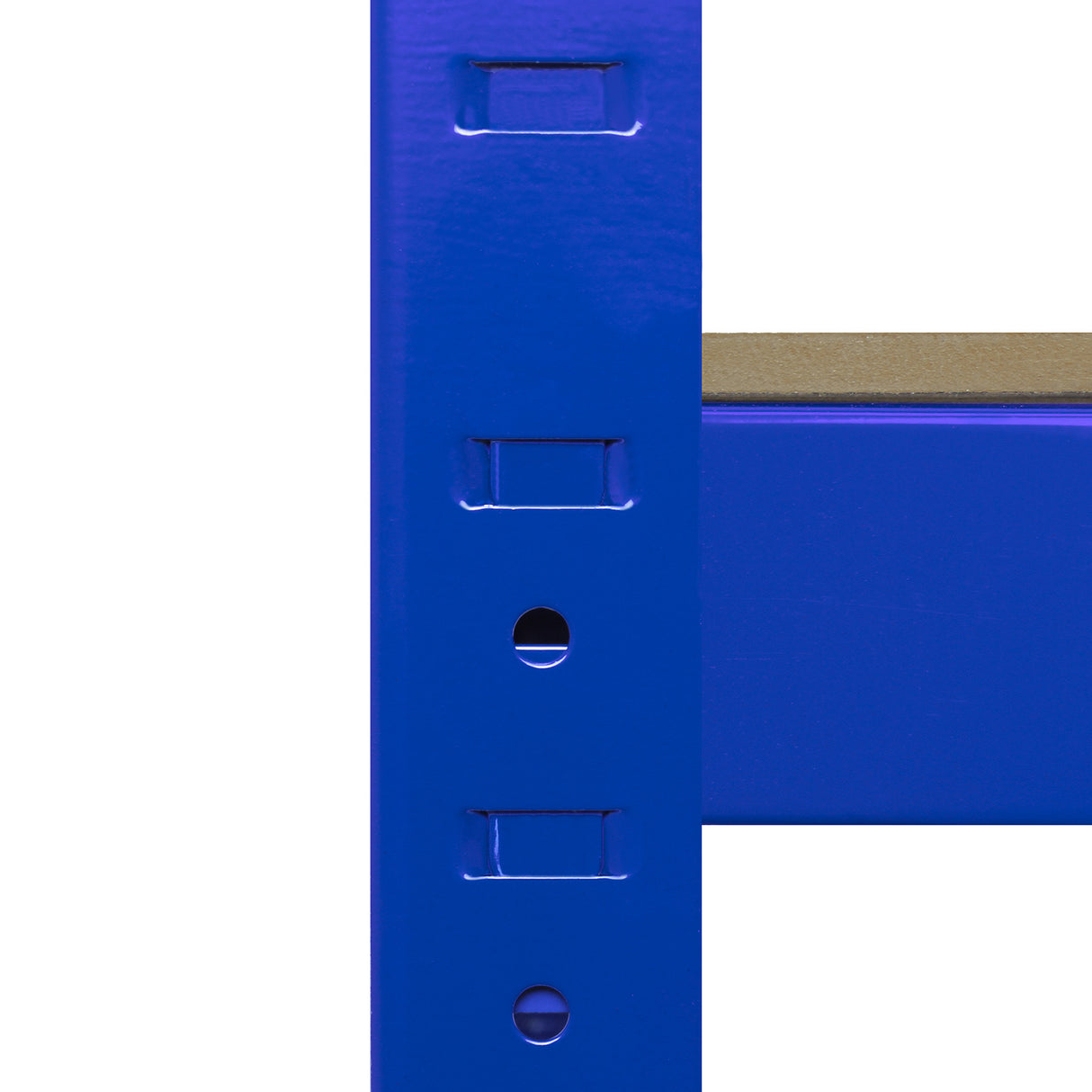 Monster Racking T-Rax 5 x extra breda förvaringshyllor, blå, 160 cm B, 60 cm D