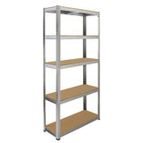 Monster Rack 4 x Galwix galvaniserade stålhyllor, 90 cm breda