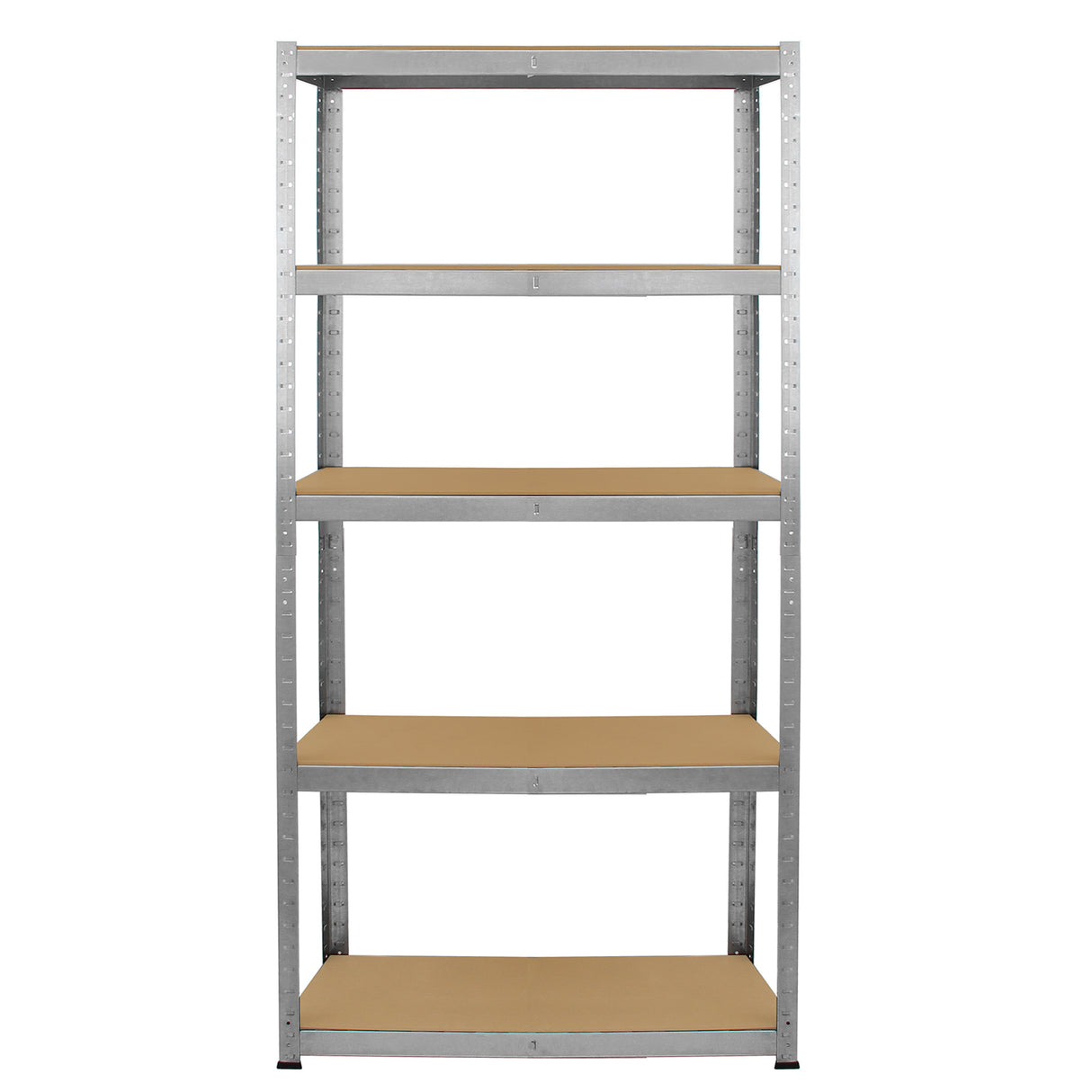 Monster Rack 4 x Galwix galvaniserade stålhyllor, 90 cm breda